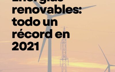 Energías renovables: todo un récord en 2021