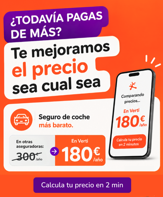 Te mejoramos el precio de tu seguro de moto, sea cual sea. Verti Seguro Coche y Moto