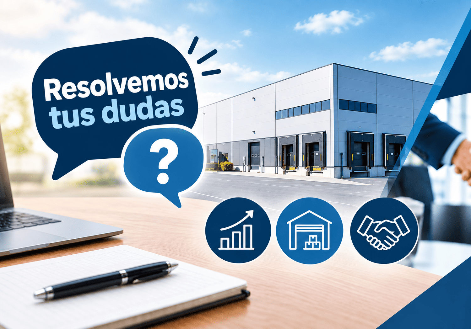 Preguntas frecuentes sobre inversiones, naves industriales y operaciones de sale & leaseback.