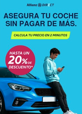 Ahorra hasta un 20% en tu seguro de coche con Allianz Direct